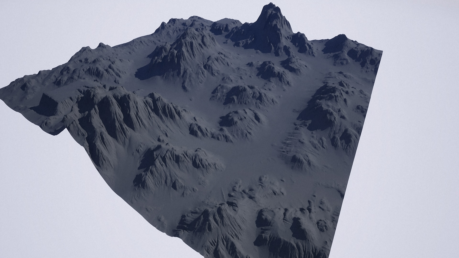【完売品】NORMSACK Topographic Mountain③ Topographic Mountain 洗練されたラインで山の地形を描いた